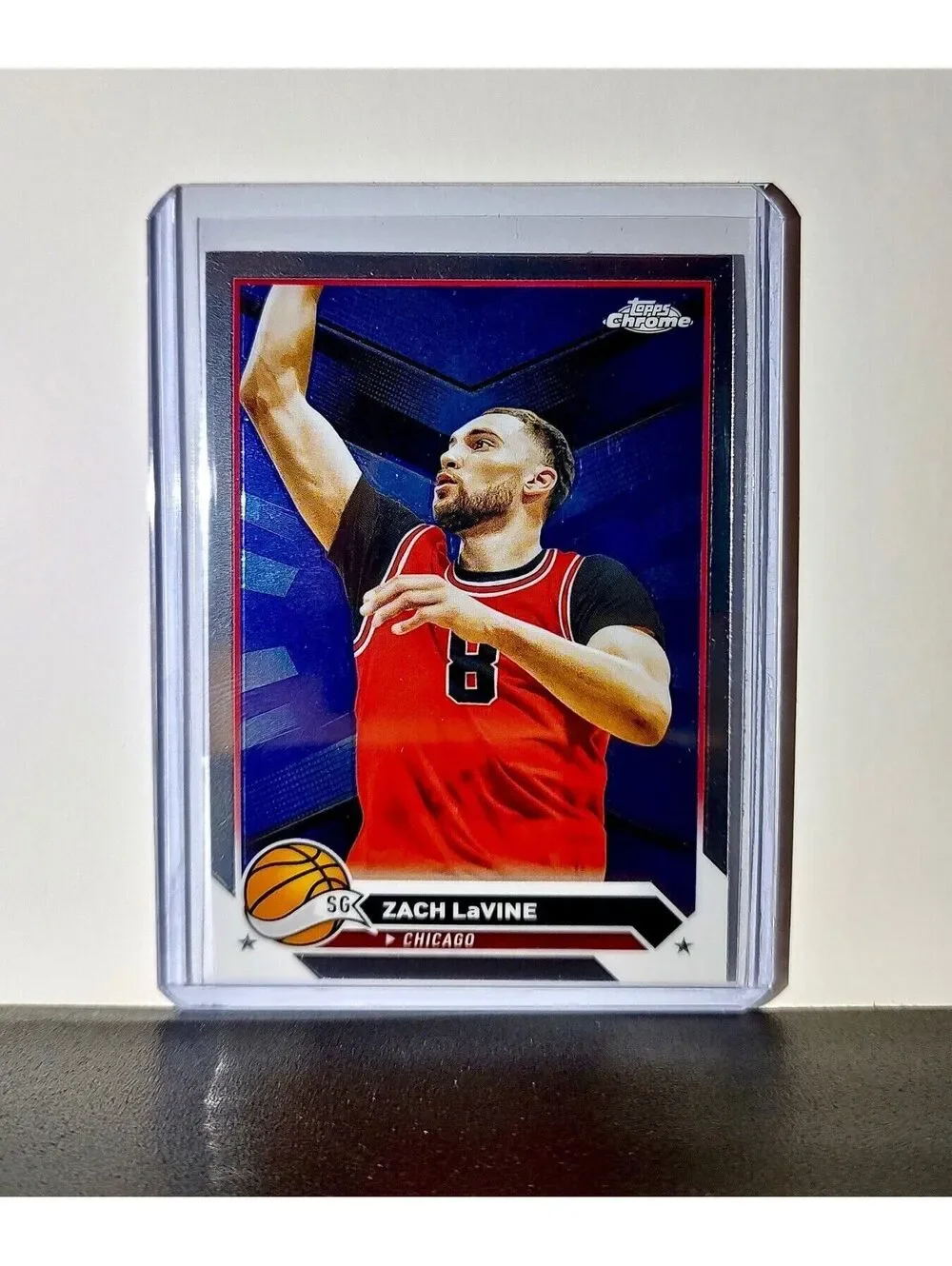 Zach LaVine 2023-24 Topps Chrome NBA #55 Card Chicago Bulls